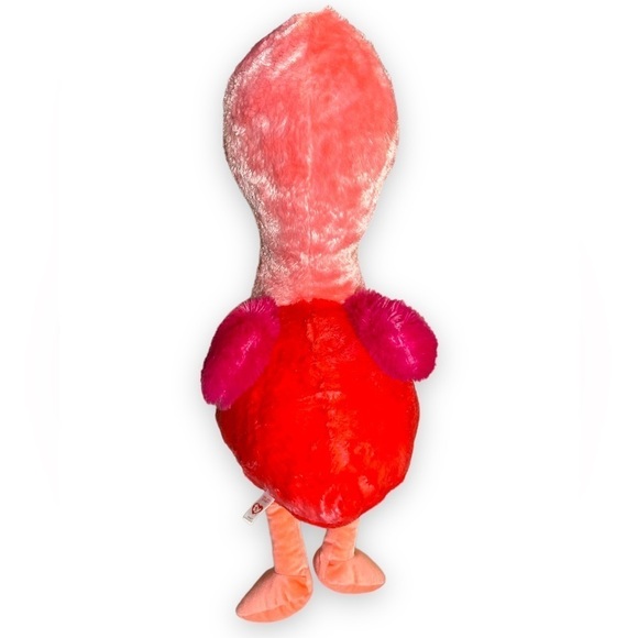 Ty Beanie Baby Gilda Flamingo Plush Stuffed Animal 26”x15” - Picture 10 of 15